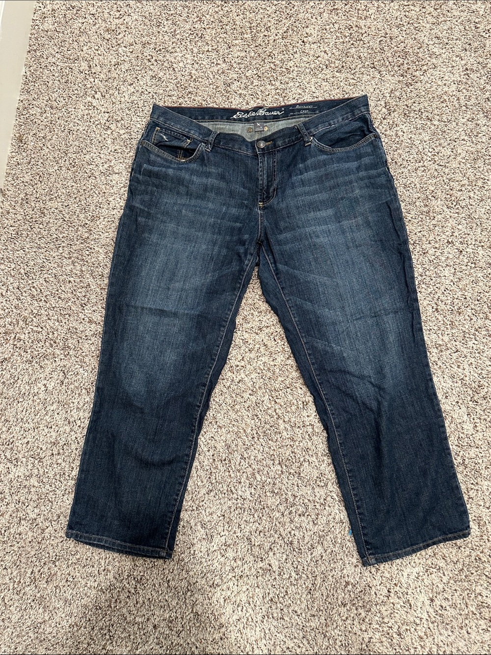 Eddie Bauer Size 14 women’s cropped Boyfriend jeans
